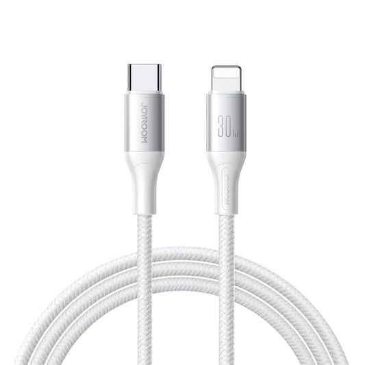 Καλώδιο Δεδομένων και Φόρτισης USB-C - Lightning Joyroom S-A28 Flash, 30W, 1m, Λευκό