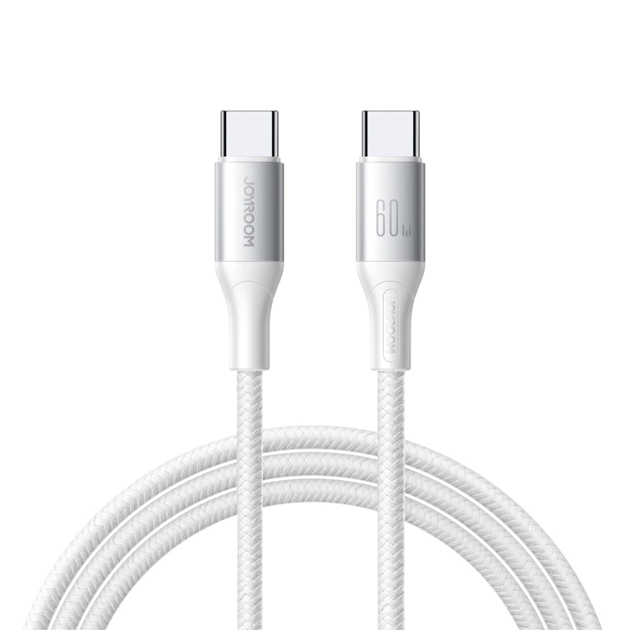 Καλώδιο Δεδομένων και Φόρτισης USB-C - USB-C Joyroom S-A28 Flash, 60W, 2m, Λευκό