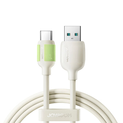 Καλώδιο Δεδομένων και Φόρτισης USB-A - USB-C Joyroom S-A53, 30W, 2m, Μπεζ