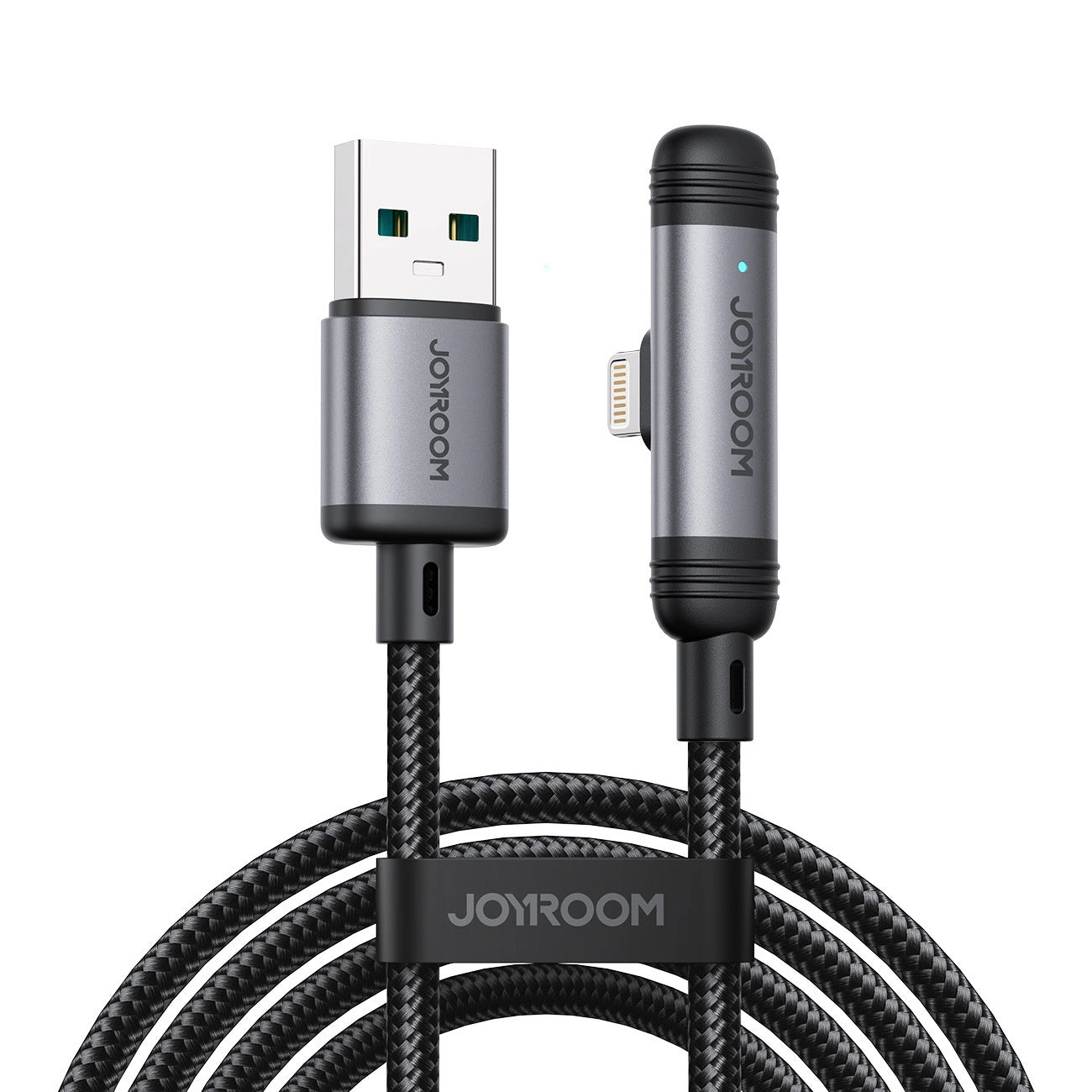 Καλώδιο Δεδομένων και Φόρτισης USB-A - USB-C Joyroom S-A56 EnjoyX Angled, 20W, 1.2m, Μαύρο