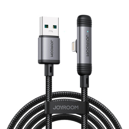 Καλώδιο Δεδομένων και Φόρτισης USB-A - USB-C Joyroom S-A56 EnjoyX Angled, 20W, 1.2m, Μαύρο