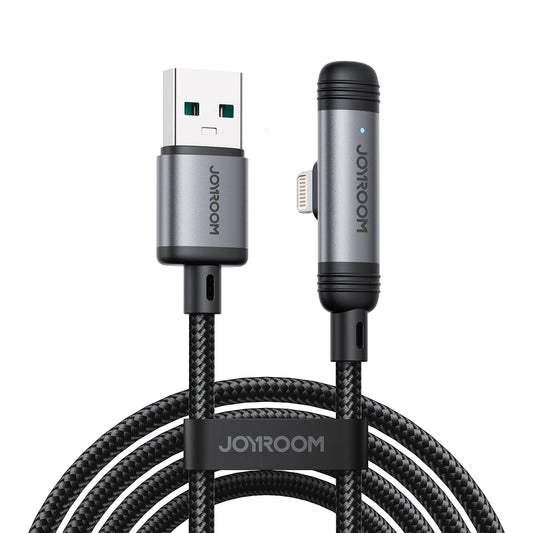 Καλώδιο Δεδομένων και Φόρτισης USB-A - USB-C Joyroom S-A56 EnjoyX Angled, 20W, 1.2m, Μαύρο