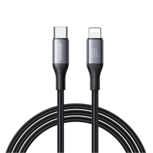 Καλώδιο Δεδομένων και Φόρτισης USB-C - Lightning Joyroom S-A28 Flash, 30W, 2m, Μαύρο