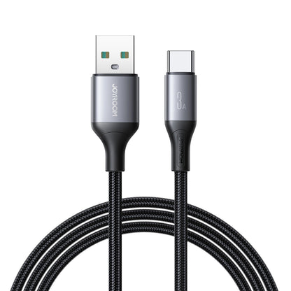 Καλώδιο Δεδομένων και Φόρτισης USB-A - USB-C Joyroom S-A28 Flash, 30W, 2m, Μαύρο