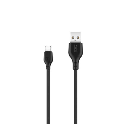 Καλώδιο Δεδομένων και Φόρτισης USB-A - microUSB XO Design NB103, 18W, 1m, Μαύρο
