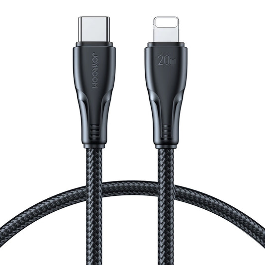 Καλώδιο Δεδομένων και Φόρτισης USB-C - Lightning Joyroom S-A11, 20W, 0.25m, Μαύρο