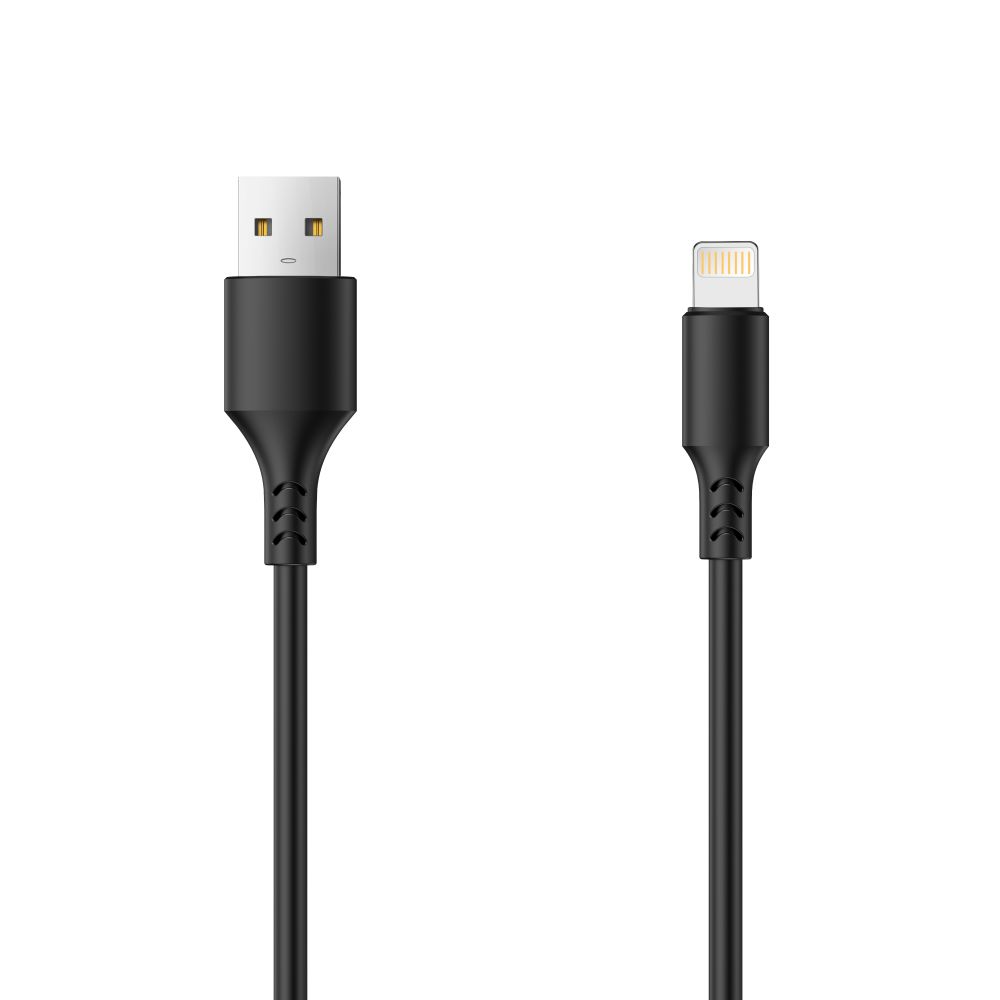 Καλώδιο Δεδομένων και Φόρτισης USB-A - Lightning Setty, 18W, 1m, Μαύρο