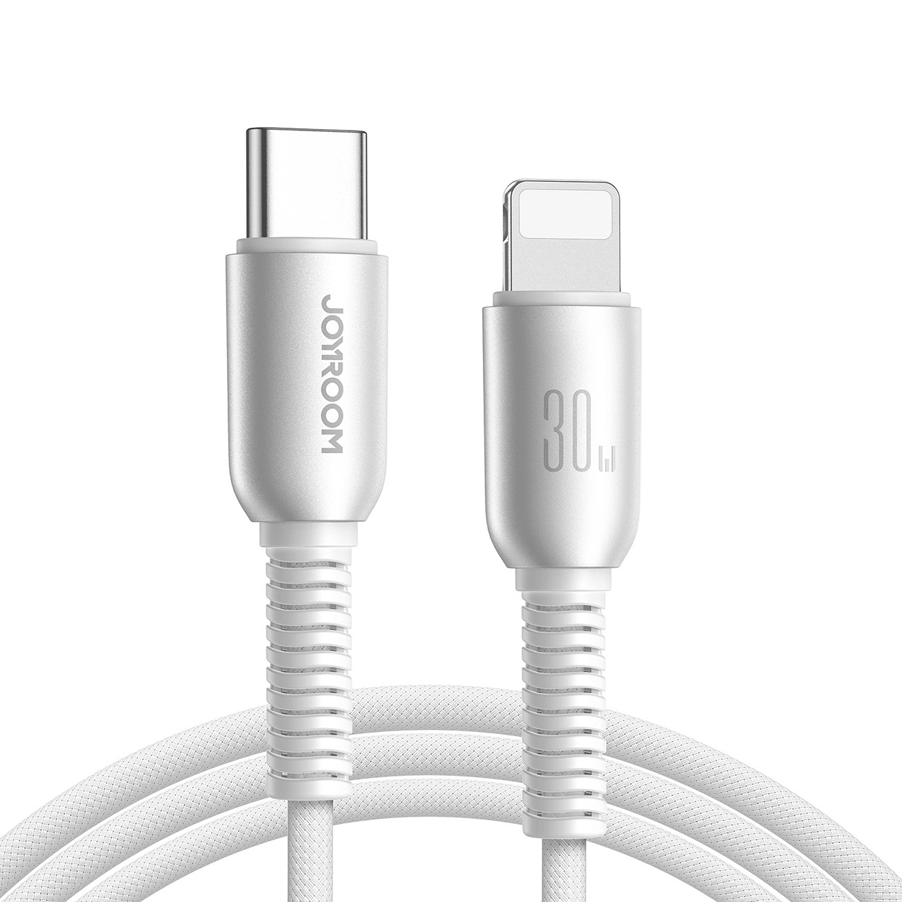 Καλώδιο Δεδομένων και Φόρτισης USB-C - Lightning Joyroom S-A51, 30W, 1.2m, Γκρι