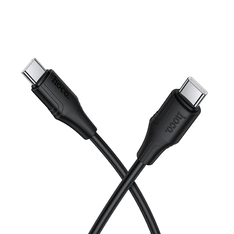 Καλώδιο Δεδομένων και Φόρτισης USB-C - USB-C HOCO X124, 60W, 1m, Μαύρο