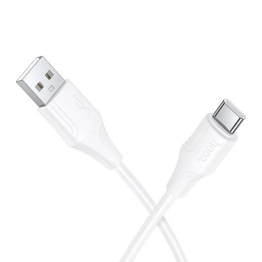 Καλώδιο Δεδομένων και Φόρτισης USB-A - USB-C HOCO X124, 18W, 1m, Λευκό