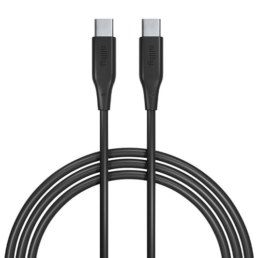 Καλώδιο Δεδομένων και Φόρτισης USB-C - USB-C Allity. AUC-02, 100W, 1m, Μαύρο
