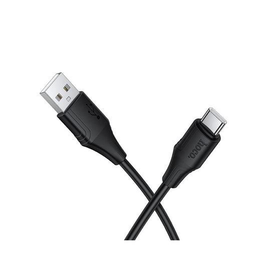 Καλώδιο Δεδομένων και Φόρτισης USB-A - USB-C HOCO X124, 18W, 1m, Μαύρο