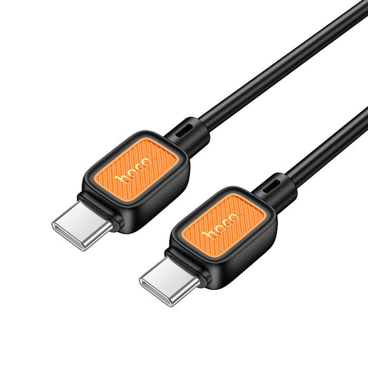 Καλώδιο Δεδομένων και Φόρτισης USB-C - USB-C HOCO X108, 60W, 1m, Μαύρο