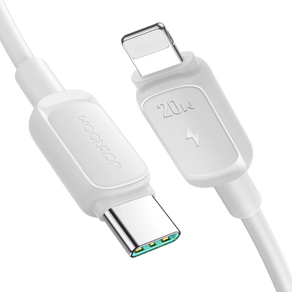 Καλώδιο Δεδομένων και Φόρτισης USB-C - Lightning Joyroom S-A14, 30W, 1.2m, Λευκό