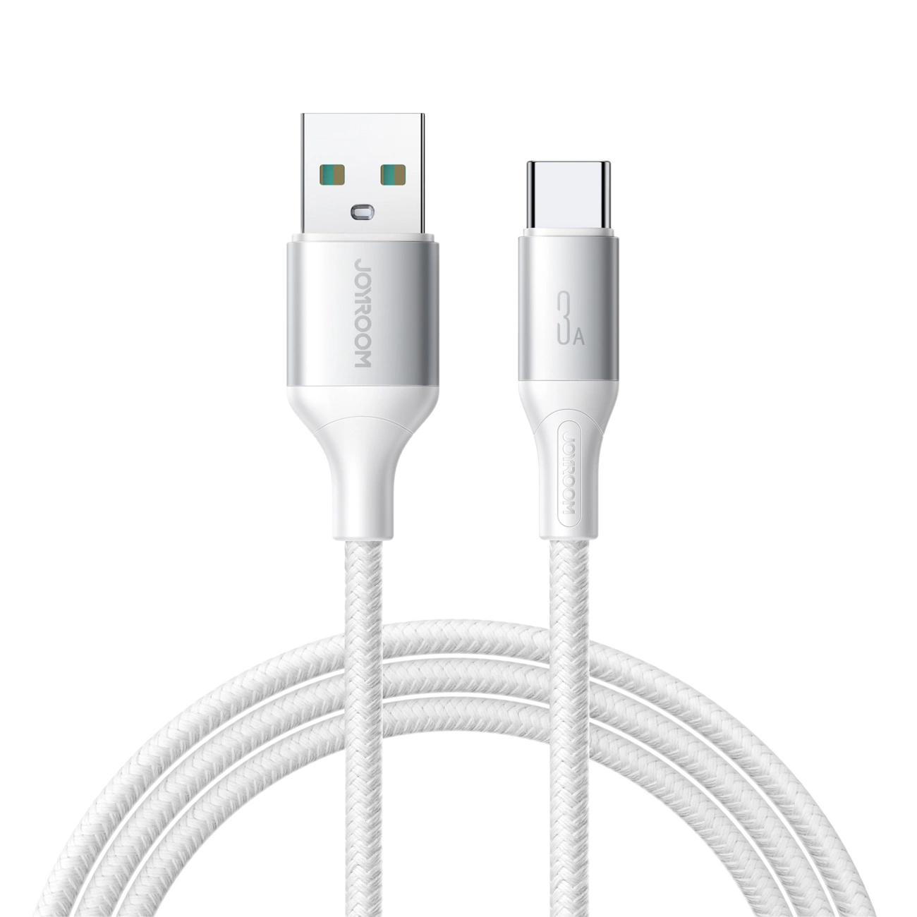 Καλώδιο Δεδομένων και Φόρτισης USB-A - USB-C Joyroom S-A28 Flash, 18W, 1m, Λευκό