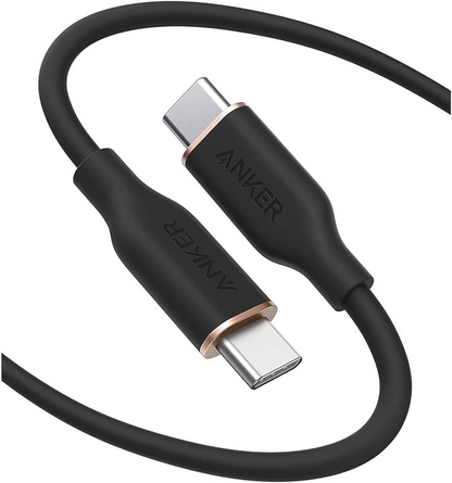 Καλώδιο Δεδομένων και Φόρτισης USB-C - USB-C Anker PowerLine III, 100W, 0.9m, Μαύρο A8552H11