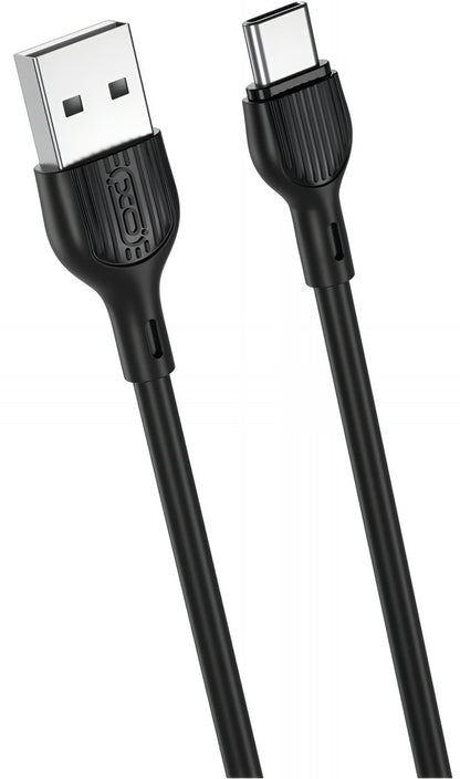 Καλώδιο Δεδομένων και Φόρτισης USB-A - USB-C XO Design NB200, 10W, 1m, Μαύρο