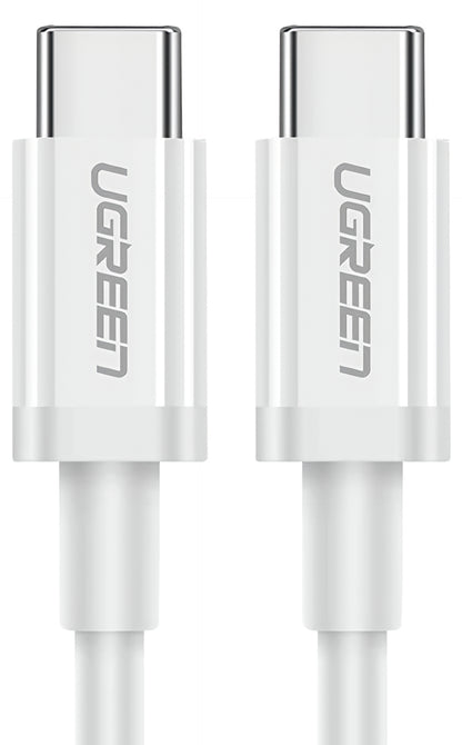 Καλώδιο Δεδομένων και Φόρτισης USB-C - USB-C UGREEN US264, 60W, 0.5m, Λευκό