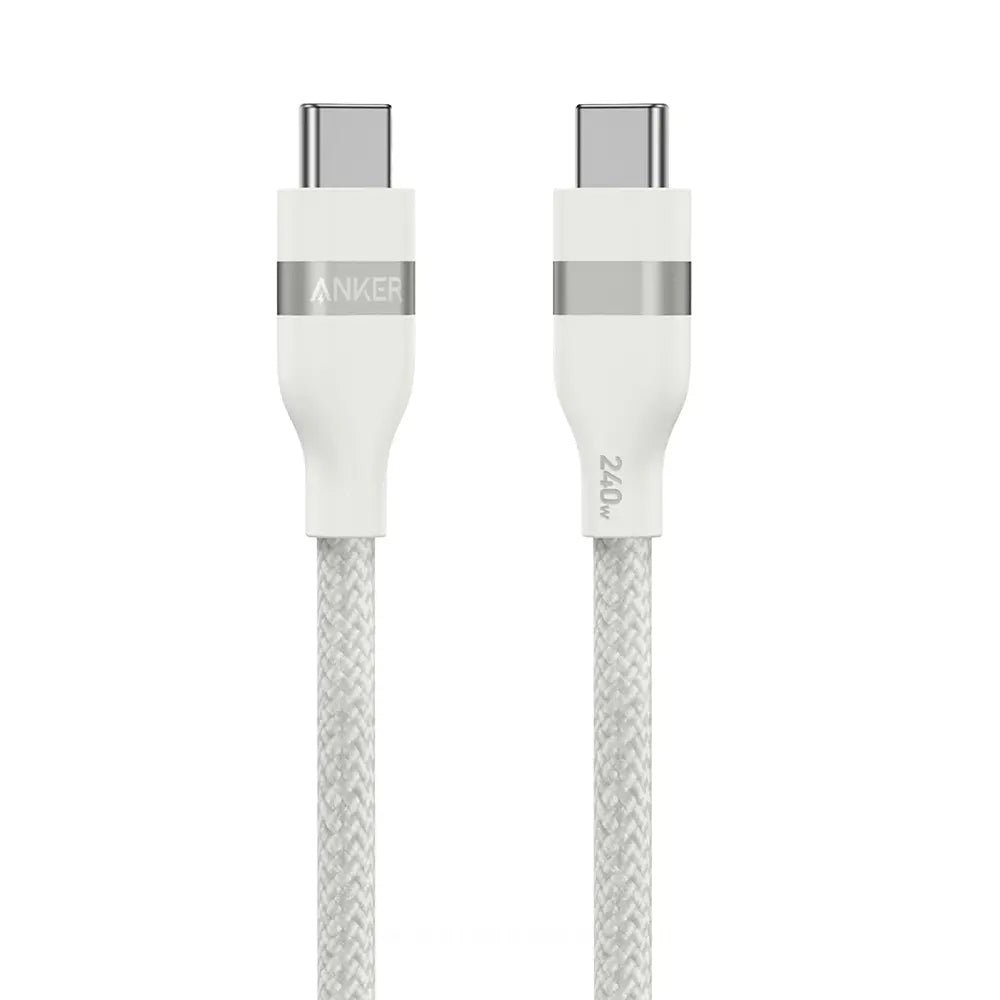 Καλώδιο Δεδομένων και Φόρτισης USB-C - USB-C Anker, 240W, 0.9m, Λευκό A82E2H21