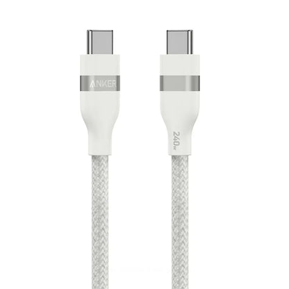 Καλώδιο Δεδομένων και Φόρτισης USB-C - USB-C Anker, 240W, 0.9m, Λευκό A82E2H21
