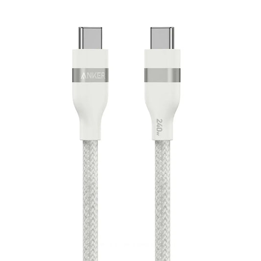 Καλώδιο Δεδομένων και Φόρτισης USB-C - USB-C Anker, 240W, 0.9m, Λευκό A82E2H21