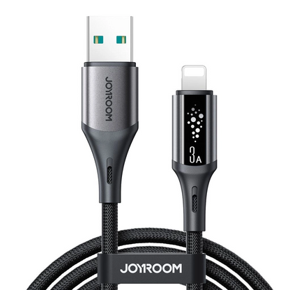 Καλώδιο Δεδομένων και Φόρτισης USB-A - Lightning Joyroom S-A60 StarTalk, 18W, 1.2m, Μαύρο