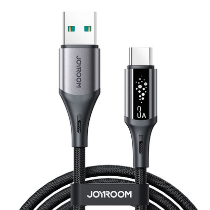 Καλώδιο Δεδομένων και Φόρτισης USB-A - USB-C Joyroom S-A60 StarTalk, 18W, 1.2m, Μαύρο