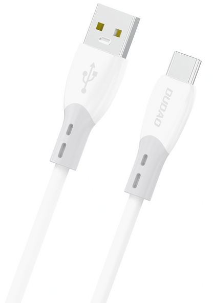 Καλώδιο Δεδομένων και Φόρτισης USB-A - USB-C Dudao L25ST, 100W, 1m, Λευκό