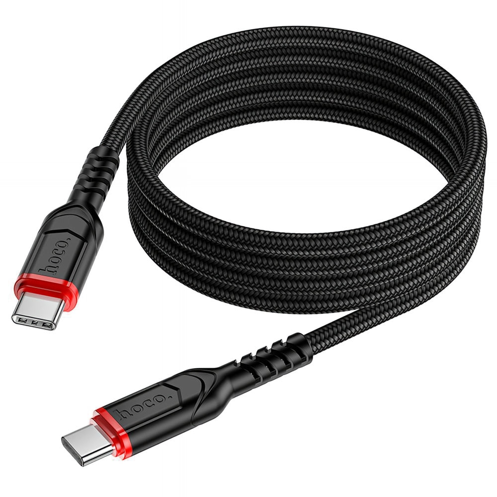 Καλώδιο Δεδομένων και Φόρτισης USB-C - USB-C HOCO X59 Victory, 60W, 1m, Μαύρο