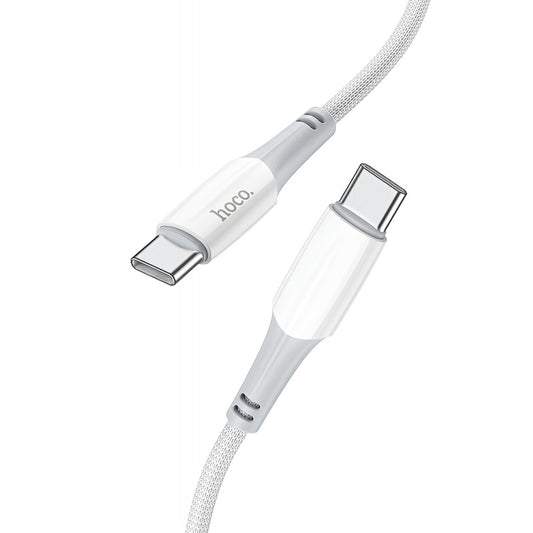 Καλώδιο Δεδομένων και Φόρτισης USB-C - USB-C HOCO X70, 60W, 1m, Λευκό