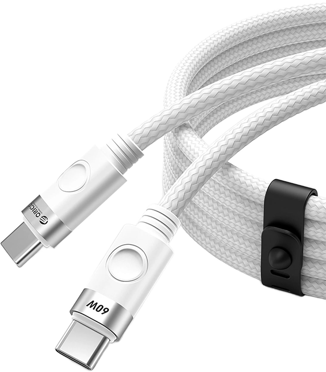 Καλώδιο Δεδομένων και Φόρτισης USB-C - USB-C Orico CDX, 60W, 1m, Λευκό
