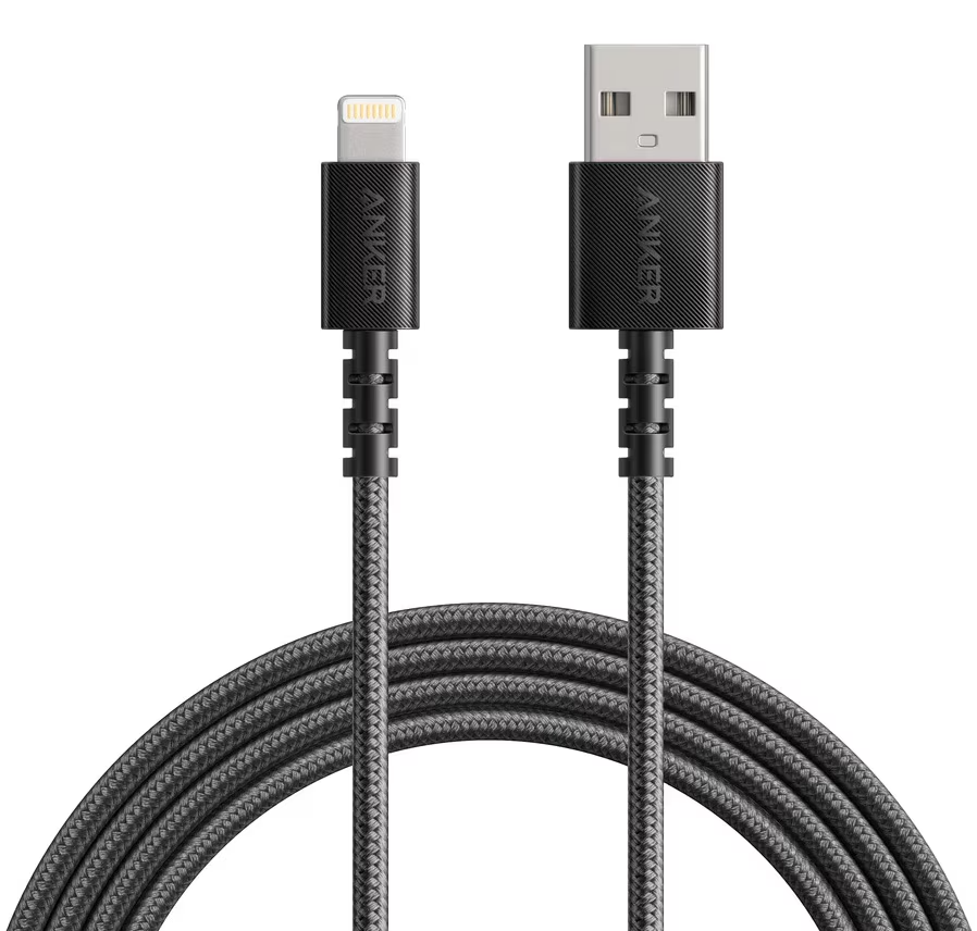 Καλώδιο Δεδομένων και Φόρτισης USB-A - Lightning Anker Powerline Select+, 18W, 1.8m, Μαύρο A8013H12