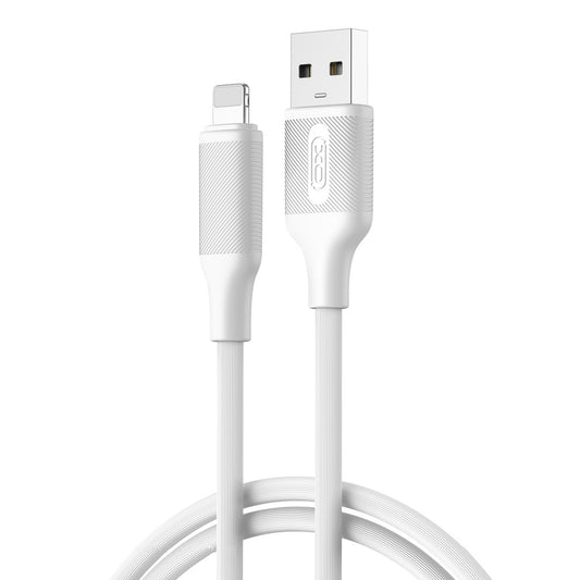 Καλώδιο Δεδομένων και Φόρτισης USB-A - Lightning XO Design NB265, 12W, 1m, Λευκό