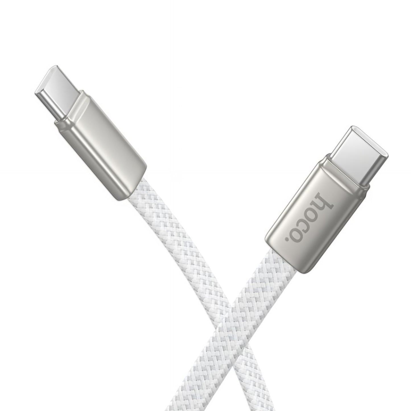Καλώδιο Δεδομένων και Φόρτισης USB-C - USB-C HOCO X125, 60W, 1m, Λευκό