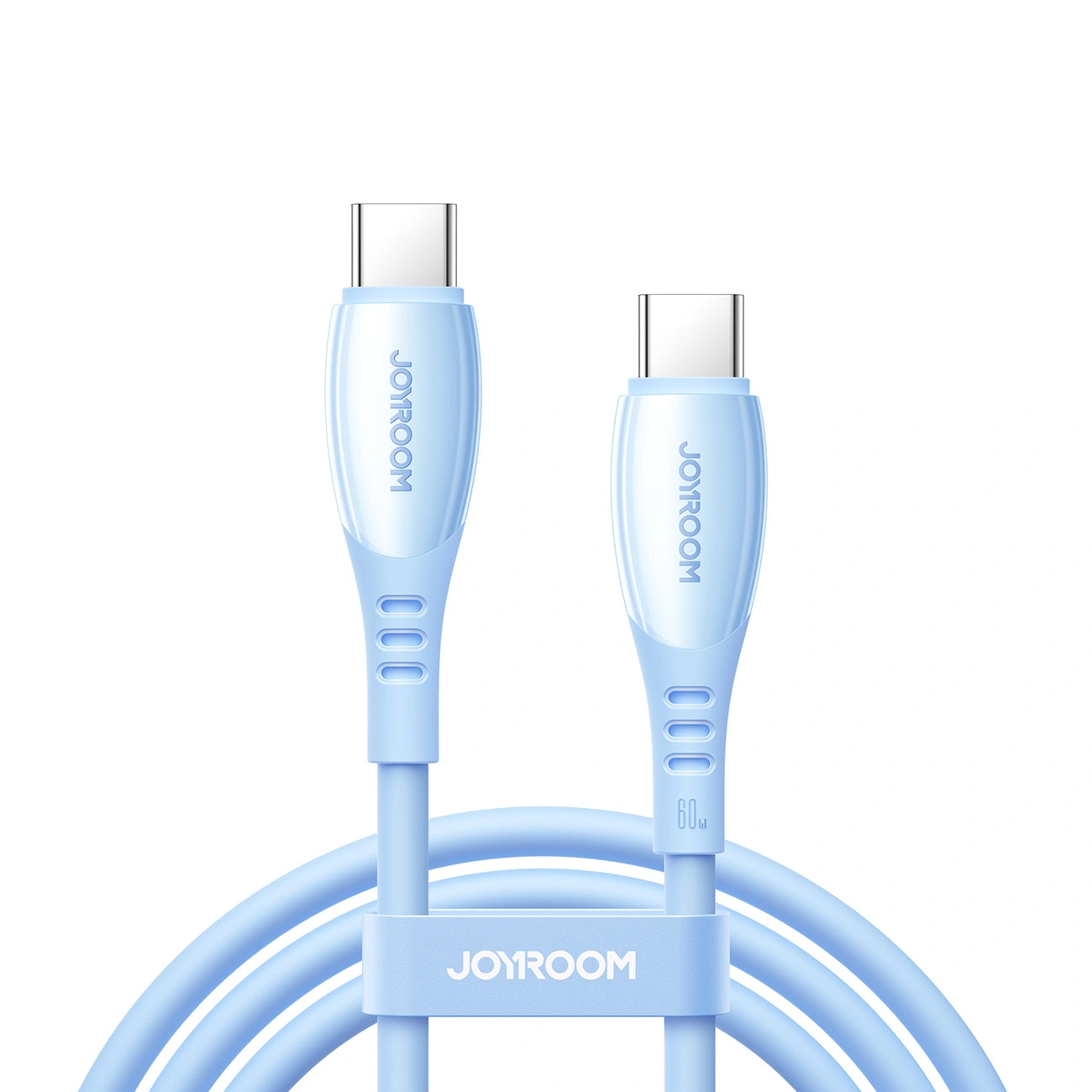 Καλώδιο Δεδομένων και Φόρτισης USB-C - USB-C Joyroom S-A59 Vibrant, 60W, 1.2m, Μπλε