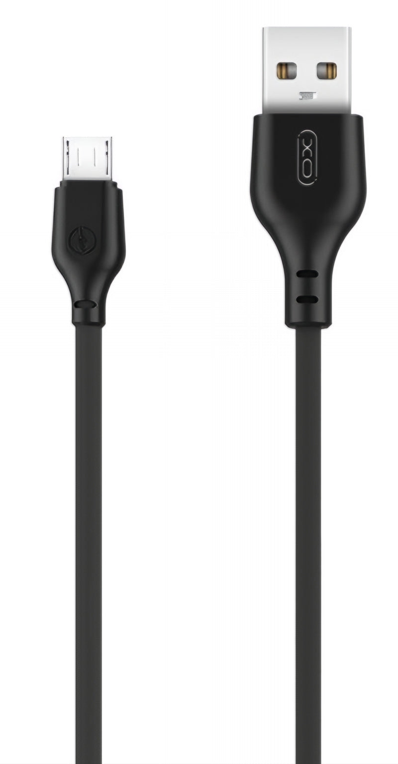 Καλώδιο Δεδομένων και Φόρτισης USB-A - microUSB XO Design NB103, 18W, 2m, Μαύρο