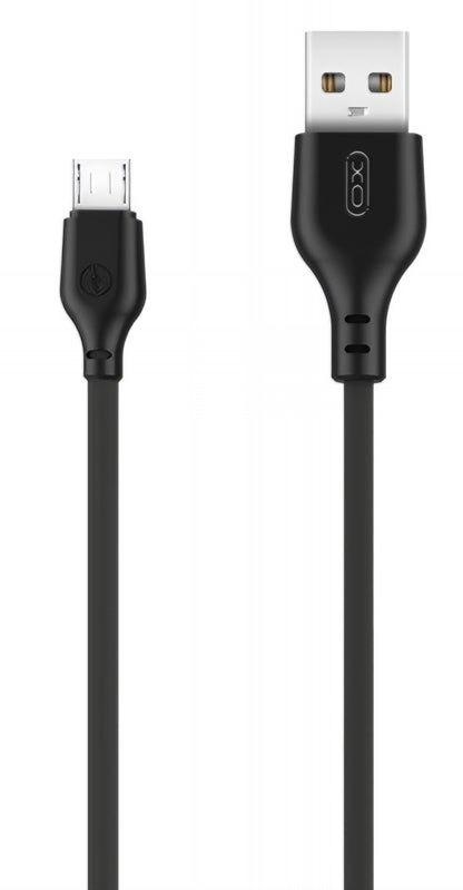 Καλώδιο Δεδομένων και Φόρτισης USB-A - microUSB XO Design NB103, 18W, 2m, Μαύρο