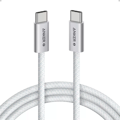 Καλώδιο Δεδομένων και Φόρτισης USB-C - USB-C Anker Zolo, 240W, 1.8m, Λευκό A8060H22