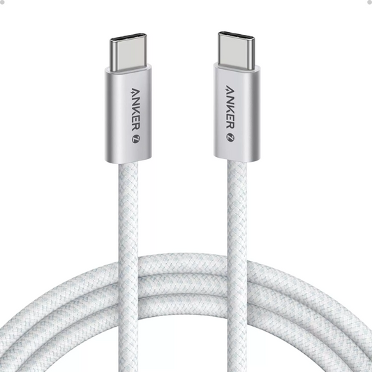 Καλώδιο Δεδομένων και Φόρτισης USB-C - USB-C Anker Zolo, 240W, 1.8m, Λευκό A8060H22