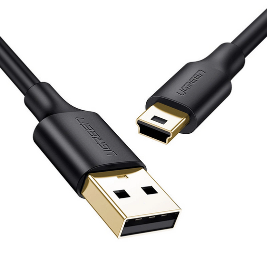 Καλώδιο Δεδομένων και Φόρτισης USB-A - miniUSB UGREEN US132, 3μ, Μαύρο