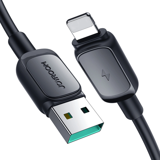 Καλώδιο Δεδομένων και Φόρτισης USB-A - Lightning Joyroom S-A14, 18W, 1.2m, Μαύρο