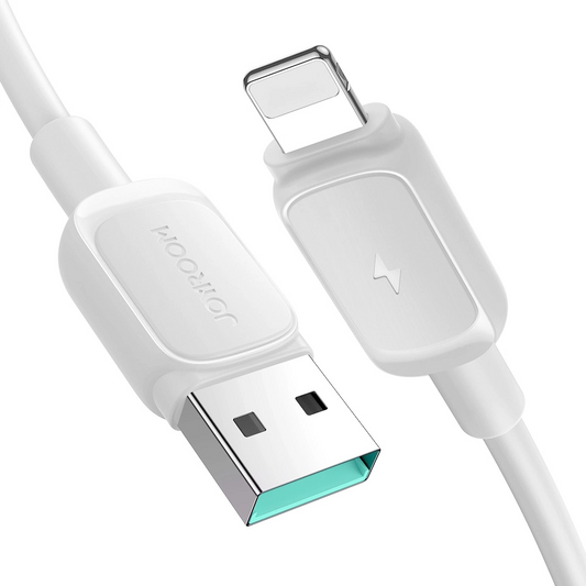 Καλώδιο Δεδομένων και Φόρτισης USB-A - Lightning Joyroom S-A14, 18W, 1.2m, Λευκό