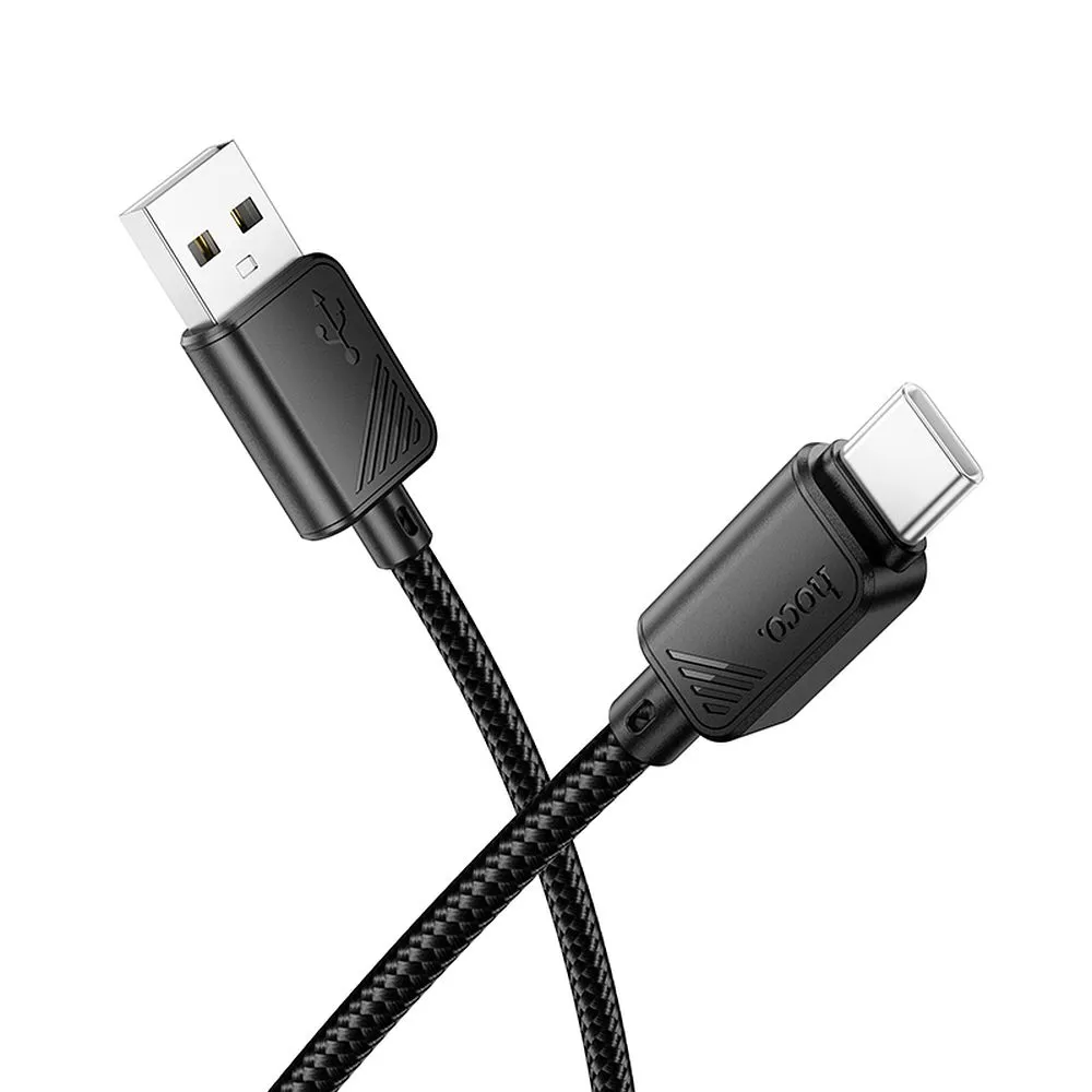 USB-A to USB-C Data and Charging Cable HOCO X113, 18W, 1m, Black