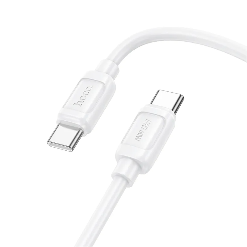 USB-C Data and Charging Cable - USB-C HOCO X115, 240W, 1m, White