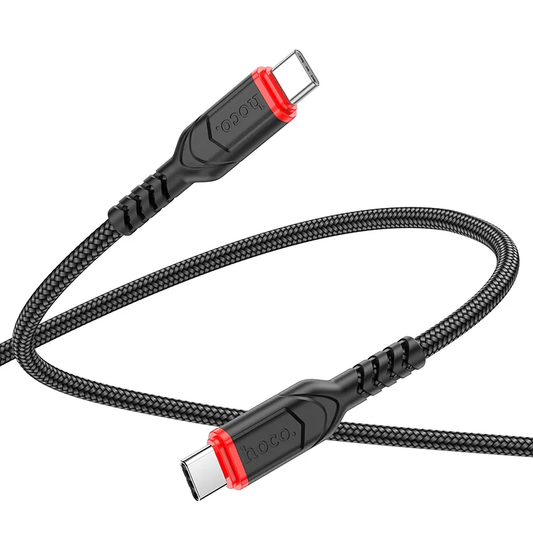 Καλώδιο Δεδομένων και Φόρτισης USB-C - USB-C HOCO X59 Victory, 60W, 3μ, Μαύρο