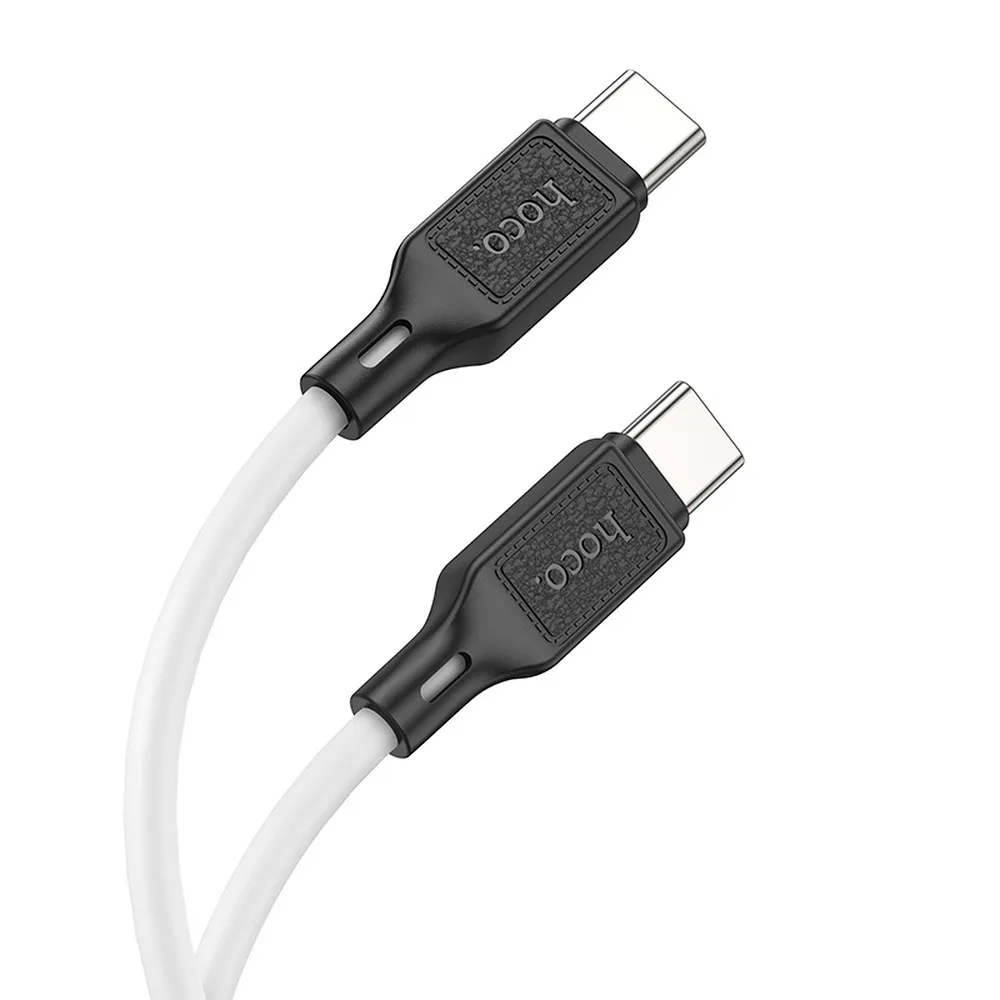USB-C Data and Charging Cable - USB-C HOCO X90, 60W, 1m, White