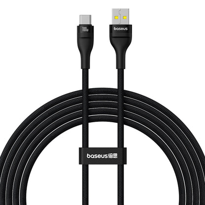 Καλώδιο Δεδομένων και Φόρτισης USB-A - USB-C Baseus Flash Series II, 100W, 2m, Μαύρο P10311804111-01