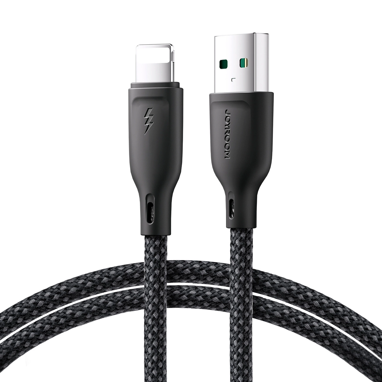 USB-A to Lightning Data and Charging Cable Joyroom S-A34, 18W, 1m, Black
