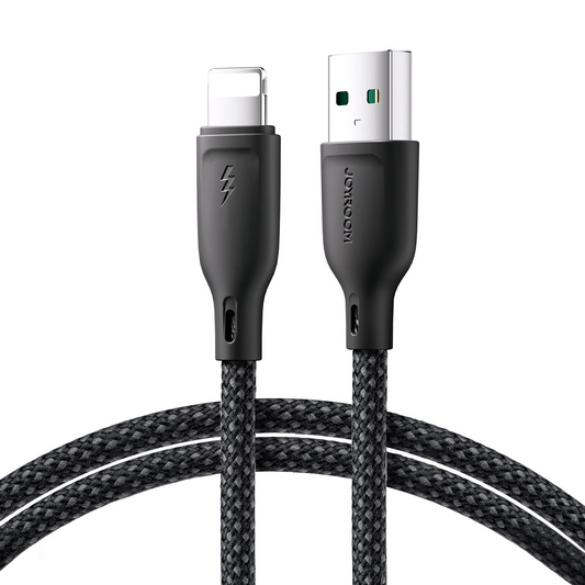 Καλώδιο Δεδομένων και Φόρτισης USB-A - Lightning Joyroom S-A34, 18W, 1μ, Μαύρο