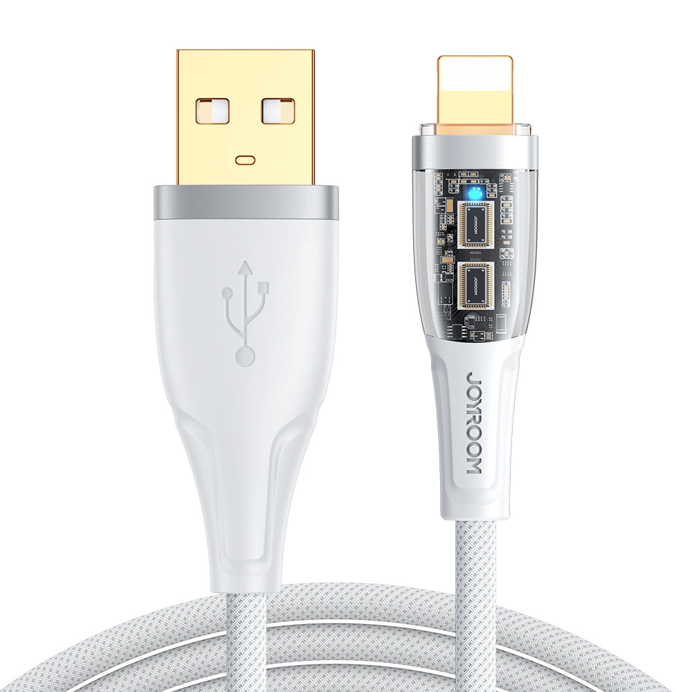 USB-A to Lightning Data and Charging Cable Joyroom S-UL012A3, 18W, 1.2m, White
